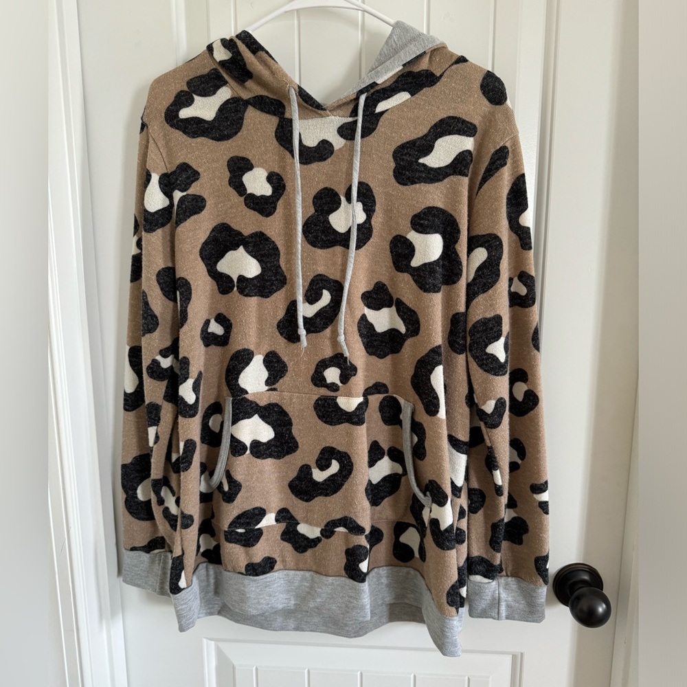 Dress Up Cheetah Print Hoodie